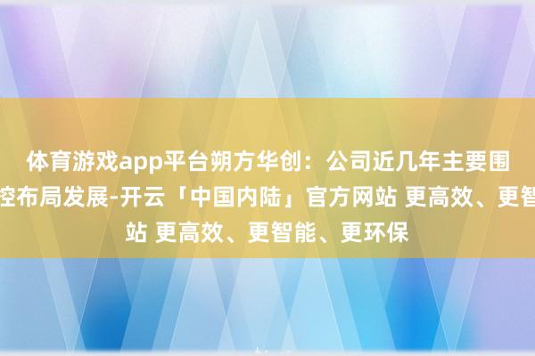 体育游戏app平台朔方华创：公司近几年主要围绕供应链可控布局发展-开云「中国内陆」官方网站 更高效、更智能、更环保